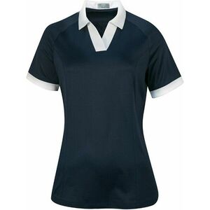 Callaway Womens Short Sleeve V-Placket Colourblock Peacoat M Polo košeľa vyobraziť