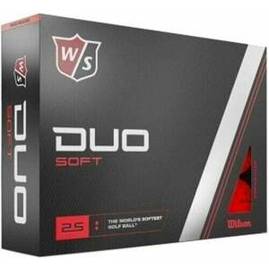 Wilson Staff Duo Soft Golf Balls Red Standard Golfové lopty vyobraziť