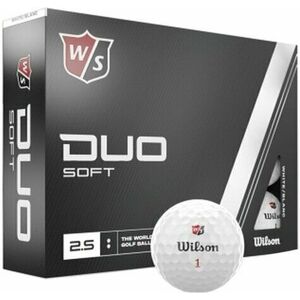 Wilson Staff Duo Soft Golf Balls White Standard Golfové lopty vyobraziť