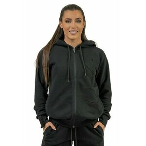 Nebbia Classic Zip-Up Hoodie INTENSE Signature Black XS Fitness mikina vyobraziť