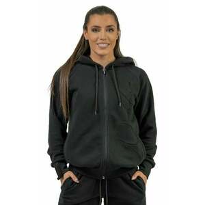 Nebbia Classic Zip-Up Hoodie INTENSE Signature Black S Fitness mikina vyobraziť