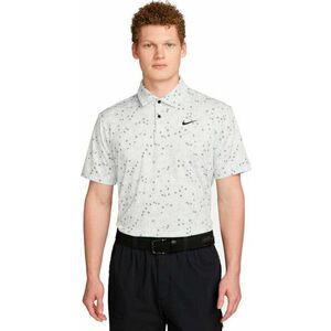 Nike Dri-Fit Tour Mens Floral Golf Photon Dust/Black S Polo košeľa vyobraziť