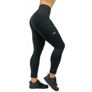 Nebbia High Waisted Leggings Leg Day Goals Black M Fitness nohavice vyobraziť