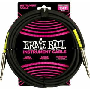 Ernie Ball PVC Straight Straight Inst Cable 4, 6 m Rovný - Rovný Nástrojový kábel vyobraziť