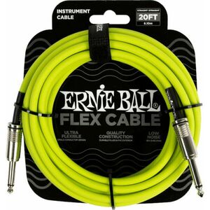 Ernie Ball Flex Instrument Cable Straight/Straight 6 m Rovný - Rovný Nástrojový kábel vyobraziť