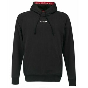 CCM Team Fleece Pullover Hoodie Black L vyobraziť