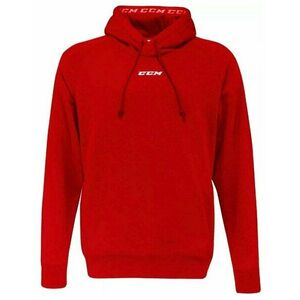 CCM Team Fleece Pullover Hoodie Red L vyobraziť