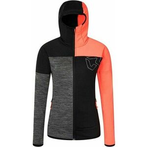 Rock Experience Kobra FZ Woman Fleece Caviar/Fiery Coral/Grey Melange L Outdoorová mikina vyobraziť