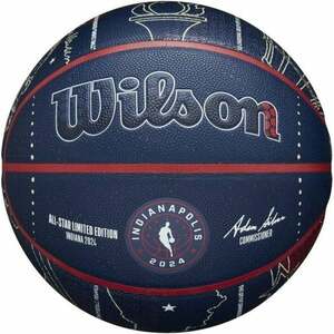 Wilson NBA All Star Collector Basketball Indianapolis 7 Basketbal vyobraziť