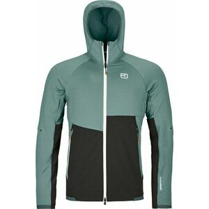 Ortovox Fleece Rib Mens Arctic Grey M Outdoorová mikina vyobraziť