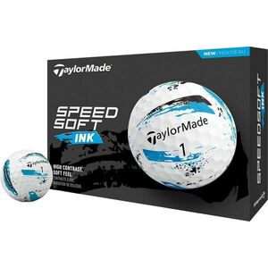 TaylorMade Speed Soft Ink Blue Golfové lopty vyobraziť