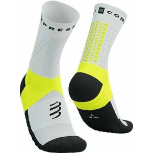 Compressport Ultra Trail V2.0 White/Black/Safety Yellow T1 Bežecké ponožky vyobraziť