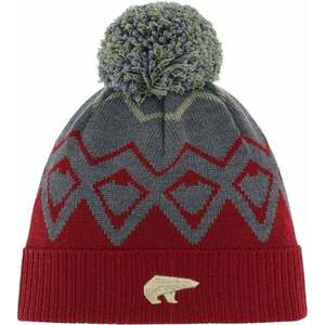 Eisbär Ziggy OS Pompon Beanie Burgundy/Anthracite/Misty Forest UNI Čiapka vyobraziť