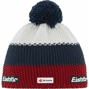 Eisbär Star Pompon SKA Beanie Burgundy/Dark Cobalt/White UNI Čiapka vyobraziť