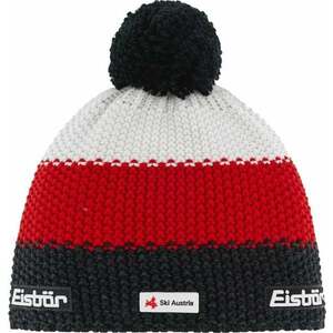 Eisbär Star Pompon SKA Beanie Flecked Black/Red/White UNI Čiapka vyobraziť