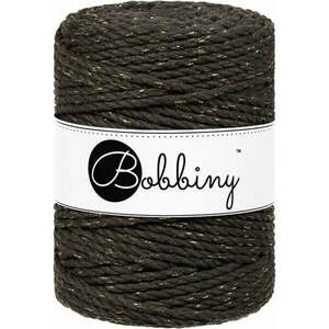 Bobbiny 3PLY Macrame Rope 5 mm 100 m Golden Espresso Špagát vyobraziť