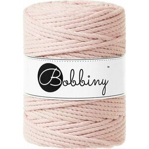 Bobbiny 3PLY Macrame Rope 5 mm 100 m Pastel Pink Špagát vyobraziť