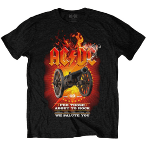 AC/DC Tričko FTATR 40th Flaming Unisex Black L vyobraziť