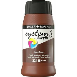 Daler Rowney System3 Akrylová farba Burnt Sienna 500 ml 1 ks vyobraziť