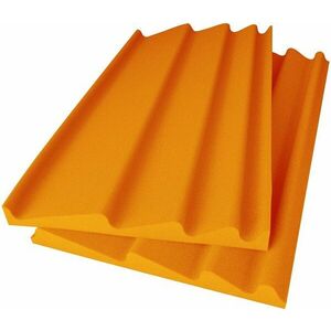 Mega Acoustic WAVE Panel AB 120x60 Orange Absorpčný penový panel vyobraziť