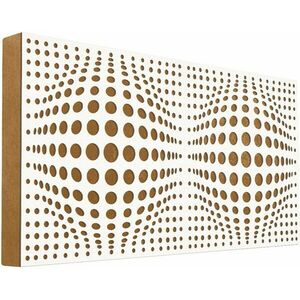 Mega Acoustic FiberPRO120 AcouSphere White/Light Brown Absorpčný drevený panel vyobraziť