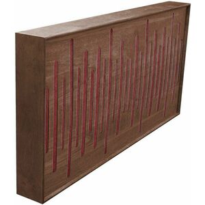 Mega Acoustic FiberExcellentPRO120 Walnut/Dark Red Absorpčný drevený panel vyobraziť