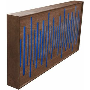 Mega Acoustic FiberExcellentPRO120 Walnut/Blue Absorpčný drevený panel vyobraziť