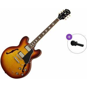 Epiphone ES-335 Figured SET Raspberry Tea Burst Semiakustická gitara vyobraziť