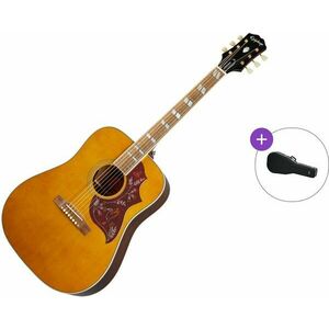 Epiphone Masterbilt Hummingbird SET Aged Natural Antique Elektroakustická gitara Dreadnought vyobraziť