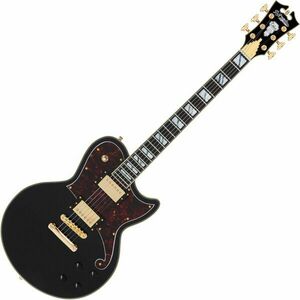 D'Angelico Deluxe Atlantic Solid Black Elektrická gitara vyobraziť