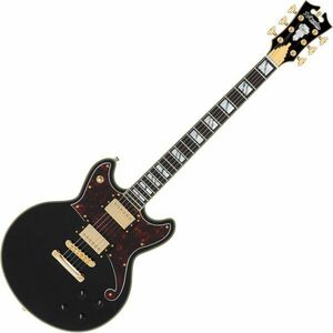 D'Angelico Deluxe Brighton Solid Black Elektrická gitara vyobraziť