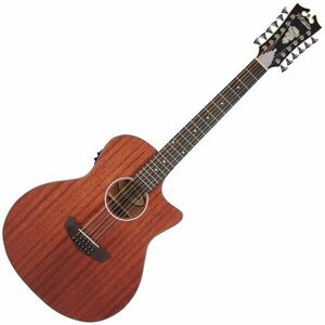 D'Angelico Premier Fulton LS Natural Mahogany Satin 12-strunová elektroakustická gitara vyobraziť