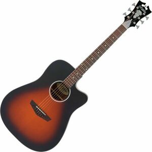 D'Angelico Premier Bowery LS Satin Vintage Sunburst Elektroakustická gitara Dreadnought vyobraziť