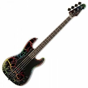 ESP LTD Surveyor '87 Rainbow Crackle Elektrická basgitara vyobraziť