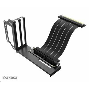 AKASA RISER BLACK PRO, Vertical GPU Holder + Premium PCIe 3.0 Riser cable vyobraziť