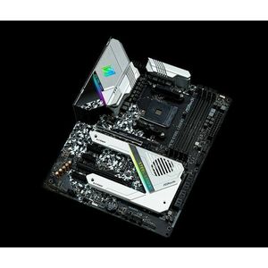 ASROCK MB X570 STEEL LEGEND (polychromatické RGB osvetlenie, AM4, amd X470, 4xDDR4 4666+, PCIE, HDMI + DPort, 8xSATA3 + M.2, USB3.2, vyobraziť