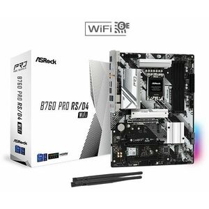 ASRock MB Sc LGA1700 B760 PRE RS/D4 WiFi, Intel B760, 4xDDR4, 1xDP, 1xHDMI, ATX vyobraziť