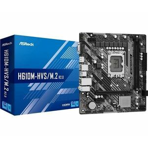 ASRock MB Sc LGA1700 H610M-HVS/M.2 R2.0, Intel H610, 2xDDR4, 1xHDMI, 1xVGA, mATX vyobraziť