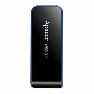 Apacer USB flash disk, USB 3.0, 64GB, AH356, čierny, AP64GAH356B-1, USB A, s výsuvným konektorom vyobraziť