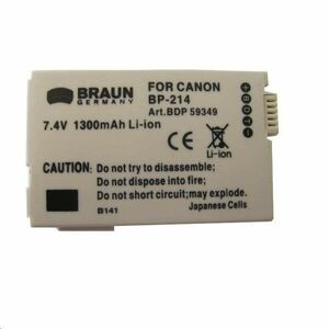 Braun akumulátor CANON BP-2L5, BP-2L14, 1500mAh vyobraziť