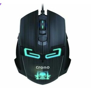 Crono CM647 - optická herná myš, USB konektor, rozlíšenie 800/1200/1600 DPI, modré podsvietenie vyobraziť