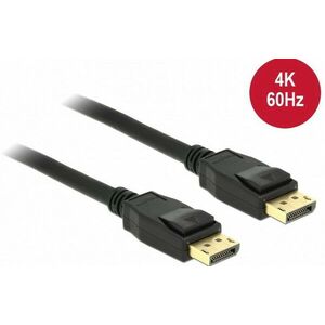 Delock Displayport 1.2 kábel samec > Displayport samec 4K 60 Hz 0, 5 m vyobraziť