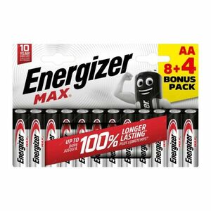 Energizer MAX - AA/4+4 AA batérie vyobraziť