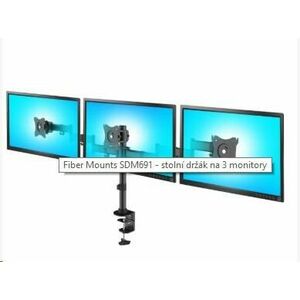 Fiber Mounts SDM691 - stolný držiak na 3 monitory vyobraziť