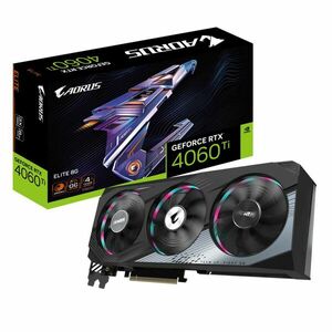 GIGABYTE VGA NVIDIA GeForce RTX 4060 Ti AORUS ELITE 8G, 8G GDDR6X, 3xDP, 1xHDMI vyobraziť