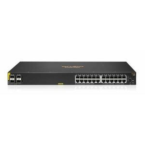 HPE Aruba Networking CX 6000 24G Class4 PoE 4SFP 370W Switch vyobraziť