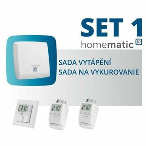 Homematic IP Rozšírená štartovacia sada - riadenie vykurovania vyobraziť