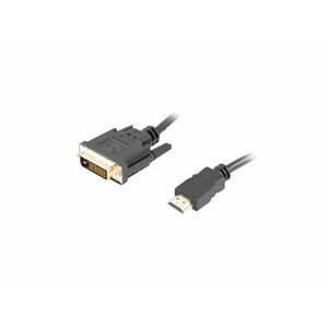 LANBERG pripojovací kábel HDMI/A na DVI-D (24+1), M/M, 4K@30Hz, dĺžka 1, 8m, čierny, dual link, pozlátené konektory vyobraziť