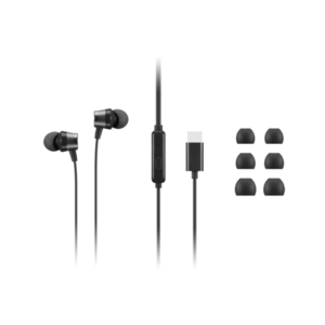 Lenovo slúchadlá USB-C Wired In-Ear Headphones (with control box) vyobraziť