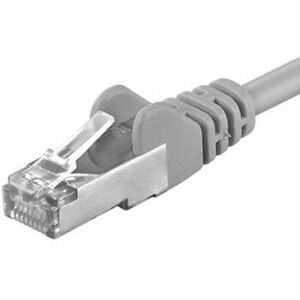 Premiumcord Patch kábel CAT 6a S-FTP, RJ45-RJ45, LSOH, AWG 26/7 10m šedá vyobraziť